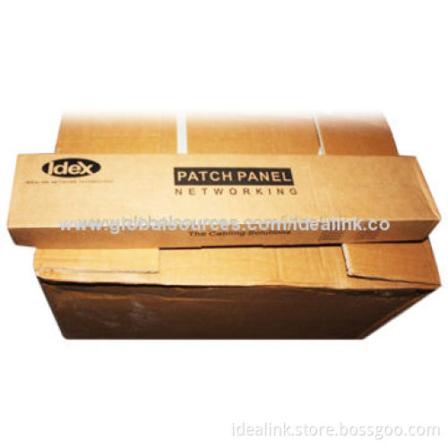 Blank Patch Panel, Made of Metal and Copper Cabling